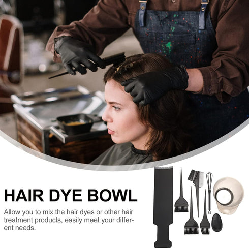 LALAFINA Hair Coloring Kit with Dyeing Brush, Balayage Board, Ear Cover, Salon Accessories