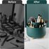 360 Rotate Makeup Brush Holder Organizer, Green Makeup Storage for Vanity, Desktop, Bathroom Countertop Organization