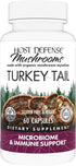 Host Defense Turkey Tail Capsules - Digestive Health & Immune Response Support