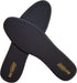 Leather Insoles for Men, Black Thin Inserts for Dress Shoes, Nonslip Shoe Pads (3 Pairs, US 9-9.5)