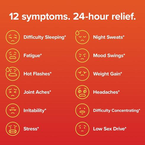 Amberen: Safe Multi-Symptom Menopause Relief, Clinically Shown to Relieve 12 Symptoms, 1 Month Supply