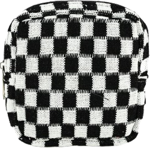 LJJCSFF Sanitary Napkin Storage Bag Menstrual Pad Pouch Checkered Period Bag Feminine Product