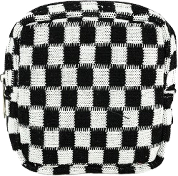 LJJCSFF Sanitary Napkin Storage Bag Menstrual Pad Pouch Checkered Period Bag Feminine Product