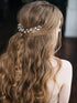 Jeairts Bride Wedding Hair Vine Silver Rhinestone Bridal Hair Accessories Pearl Headpiece for Women and Girls