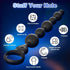 SMAM 12 10 3 6 Vibrating Anal Beads Anal Toys, Insertable Silicone Long Butt Plug Prostate Massager with Vibration