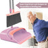 kelamayi Broom and Dustpan Set for Home, Office, Indoor & Outdoor Sweeping, Stand Up Broom and Dustpan (Pink).