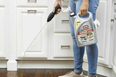 Ortho Home Defense Max Indoor Insect Barrier Refill, 1 gal., Kills Ants, Roaches, Spiders, Fleas, Ticks