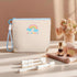 SIDESUGAR Canvas Period Pouch Soft First Period Kit Bag Small Discreet Menstrual Cup Pad Pouch Cute Sanitary Napkin
