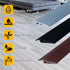 Vinyl Door Threshold Ramp, 36 Inch Door Transition Strip, Wheelchair Ramp Edge-Reducer for Home/Door/Floor (Grey)