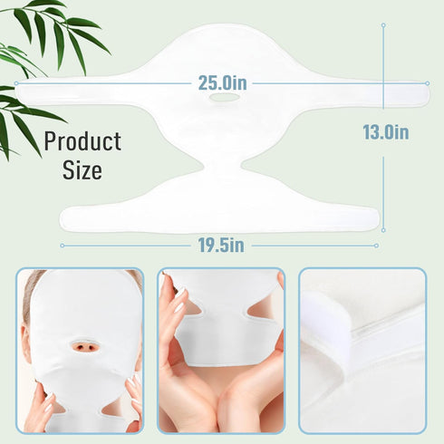 Pack Pack Leekalos Castor Oil for Hands, Reusable Organic Castor Oil Wrap for Arthritis and Hand Pain Relief, Suitable