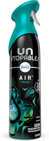 Febreze Air Freshener Spray, Unstopables Fresh, Odor Fighter for Strong Odor, 8.8 Oz, Pack of 6