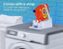 Skywin Convenient Liquid Laundry Detergent Holder, White - Drip Tray and Storage for Laundry Room