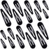 WILLBOND 40 Piece Barrettes, Women Snap Hair Clips, Large Metal Snap Nonslip Hair Clip Accessories, Various Sizes