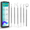 Dental Tools, Stainless Steel Teeth Cleaning Kit with Tooth Scraper and Plaque Remover
