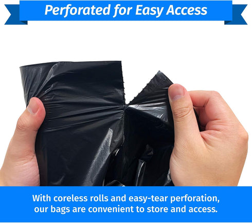 Reli. SuperValue 65 Gallon Heavy Duty Trash Bags | 60 Count | Made in USA | Black Multi-Use Garbage Bags