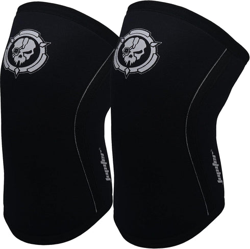 Knee Sleeves (1 Pair), 7mm Compression Braces for Weightlifting, Squats, Powerlifting, Cross Training, Medium