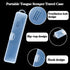Tongue Scraper Case, Portable Travel Case for Tongue Cleaner, Transparent Holder