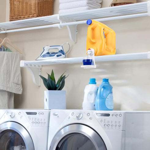 Laundry Detergent Cup Holder, Fabric Softener Drip Catcher, Pack of 2, Keep Laundry Floor Clean and Organized