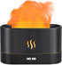ZSETG Aromatherapy Air Humidifier With Flame,180ML Water Tank Capacity,7 Color Ambient Light,Shut-Off Protection,Electric