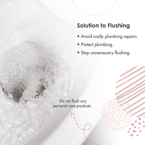Scensibles Bathroom Dispenser for Menstrual Care Disposal - Bag Dispenser and Refill Boxes - for Tampons, Pads, Other