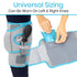 Vive Compression Knee Ice Wrap - Reusable Brace with Air Pump for Hot/Cold Therapy, Adjustable Pack for Sports Injuries