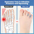 Tailor's Bunion Corrector Kit, Pinky Toe Spacers for Curled Toes and Pain Relief, 1 Pair of Toe Separators and