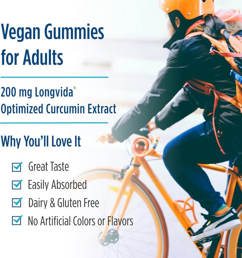 Nordic Naturals Zero Sugar Curcumin Gummies, Mango - 60 Gummies - 200 mg Optimized Curcumin Extract - Antioxidant