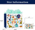 LEAYUGF 13.8" Large Dinosaur Gift Bag with Tissue Paper and Card For Kids Boys Birthday Dinosaur Themed Party Supplies
