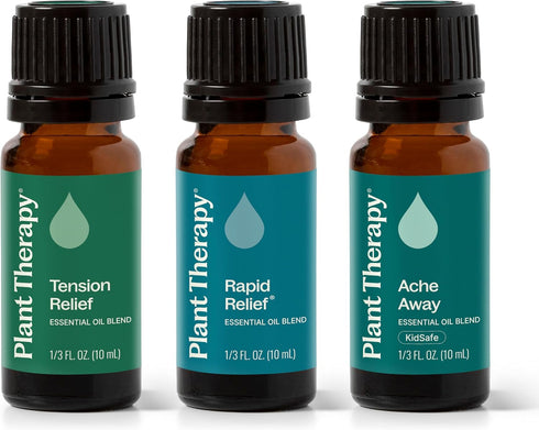 Plant Therapy Pain Support Essential Oil Blend Set 10 mL (1/3 oz)