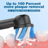 16 Pcs Replacement Toothbrush Heads Compatible with Braun Oral B Pro 1000/7000/9600/5000/3000, Black