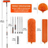 MNWHUC 72 Ceiling Fan Cleaner Duster with Extendable Long Handle Cleaning Duster Kit, Reusable Chenille & Microfiber
