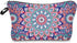 Deanfun 3 Piece Set Waterproof Cosmetic Bag, Travel Toiletry Pouch Makeup with Zipper (Mandala 1)