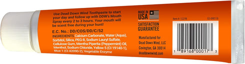 Natural Odor-Control Toothpaste for Hunters