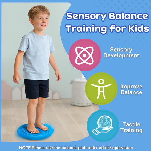 Wiggle Seat Cushion,Fimeetoy Sensory Spinning Chair,Adhd Tools for Kids,Flexible Seating Classroom & Home,Inflatable