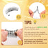 QUEWEL 2 Pair Reusable Magnetic Eyelashes with Applicator - No Glue Needed Cat Eye Natural Look Kit