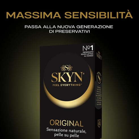 Pack, 40 Count SKYN Original Lubricated Latex Free Condoms Value