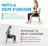 (16.9x15), Tailbone Tsumbay Firm Support Coccyx Cushion for Office Chair - Orthopedic Memory Foam, Standard Size Pain