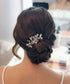 Unicra Silver Crystal Bride Wedding Hair Comb Bridal Headpiece Rhinestone Accessories for Women and Girls (A-Silver)