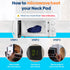 SunnyBay Microwave Heating Pad, Microwavable Heated Neck and Shoulder Wrap, Hands-Free Weighted Moist Hot or Cool Pack