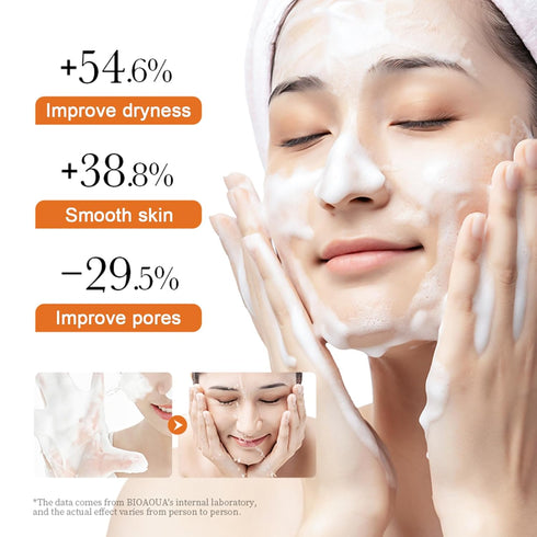 Turmeric Cleansing Pads & Facial Cleanser - Turmeric Face Wash Soap with 20Pcs Facial Sponges, Skin Care Set