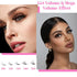 TDANCE Premade Fans Eyelash Extensions - 224 Fans, Middle Stem Heat Bonded Volume Lash Extensions (224-40D-0.03-C-8-15)