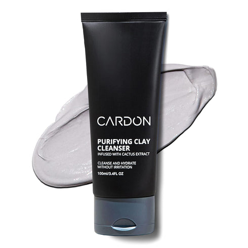 Cardon Men's Deep Pore Cleaning Clay Face Wash, 4x Better Than Charcoal for Oily, Acne-Prone Skin