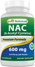 Best Naturals NAC - N Acetyl Cysteine 600 mg 120 Capsules - Powerful Antioxidant