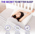 Silverback Wedge Pillow 7.5" Recommended 2" (25" Wx26 Lx7.5 Wedge Pillow for Acid Reflux - Dr. Height, Luxurious Memory