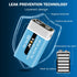 9V Batteries Long Lasting 9 Volt Battery for Smoke Detector Guitar Garage Door Opener Smoke Alarm Walkie Talkie Transistor Radio 7 Years shelf Life 10 Pack