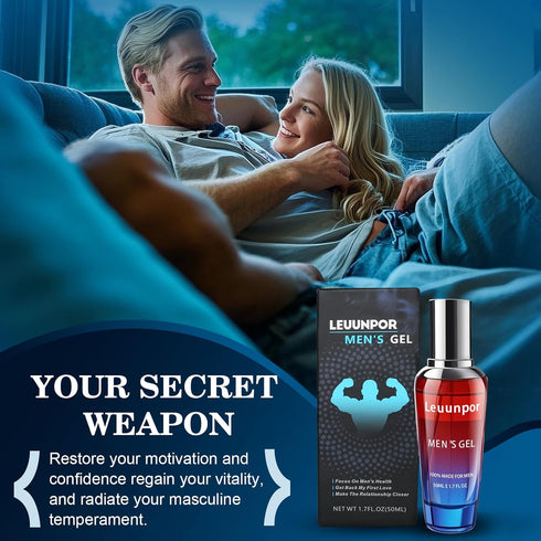 Leuunpor Men's Enhancement Gel, Male Enhancement Cream for Men for Huge Enhanced Size, Enlarge Thickness, Strength