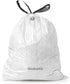 Brabantia PerfectFit Trash Bags, Size M/16 Gal, Thick Plastic Trash Can Liners with Drawstring Handles (40 Bags)