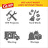 Glad Trash Bags, Guaranteed Strong Large Drawstring Garbage Bags, 30 Gallon, 70 Count
