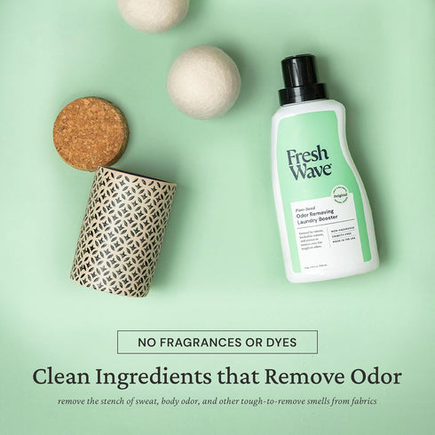 Fresh Wave Odor Removing Laundry Booster, 24 fl. Oz. | Natural Plant-Based Odor Eliminator for Fabrics