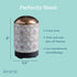 Timer|100 mL 8 Airome Ceramic Essential Oil Diffuser with Humidifying Ultrasonic Aromatherapy Diffuser Colorful LED